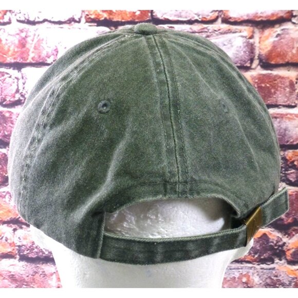 Pelago Adjustable Green Cotton Baseball Cap One Size Fits All - Picture 3 of 6
